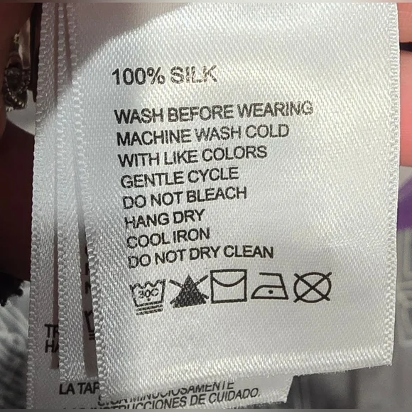 Tommy Bahama Bali Border Floral Jacquard Short Sleeve Silk Button Up Size Large - Picture 8 of 8